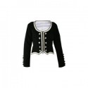 Black Velvet Highland Dance Jacket full sleeve