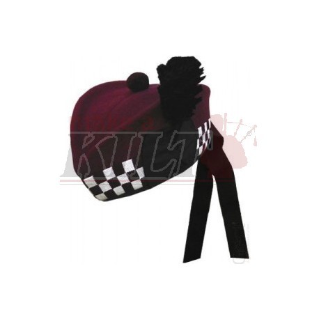 Airborne Maroon" Glengarry Hat