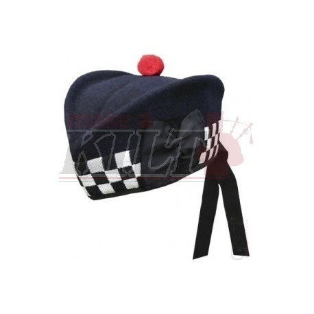 Police Band Navy Glengarry Hat