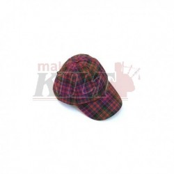 All Over Worsted Wool Tartan Baseball Cap