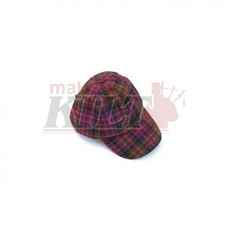 All Over Worsted Wool Tartan Baseball Cap