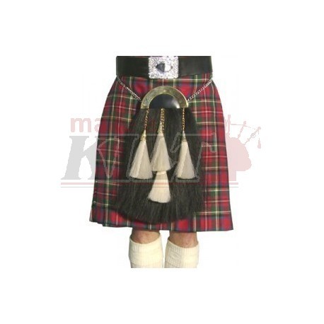 Clan MacKenzie 4 Tassel Horsehair Sporran