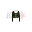 Green Velvet Highland Dance Jacket full sleeve