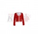 Bright Red Velvet Highland Dance Jacket full sleeve