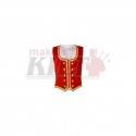 Red Velvet Highland Dance Vest sleeveless