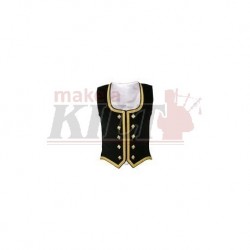 Black Velvet Highland Dance Vest sleeveless