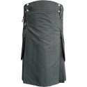 Grey Cotton kilt