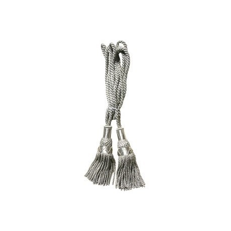 Silver Silk Bagpipe Cord